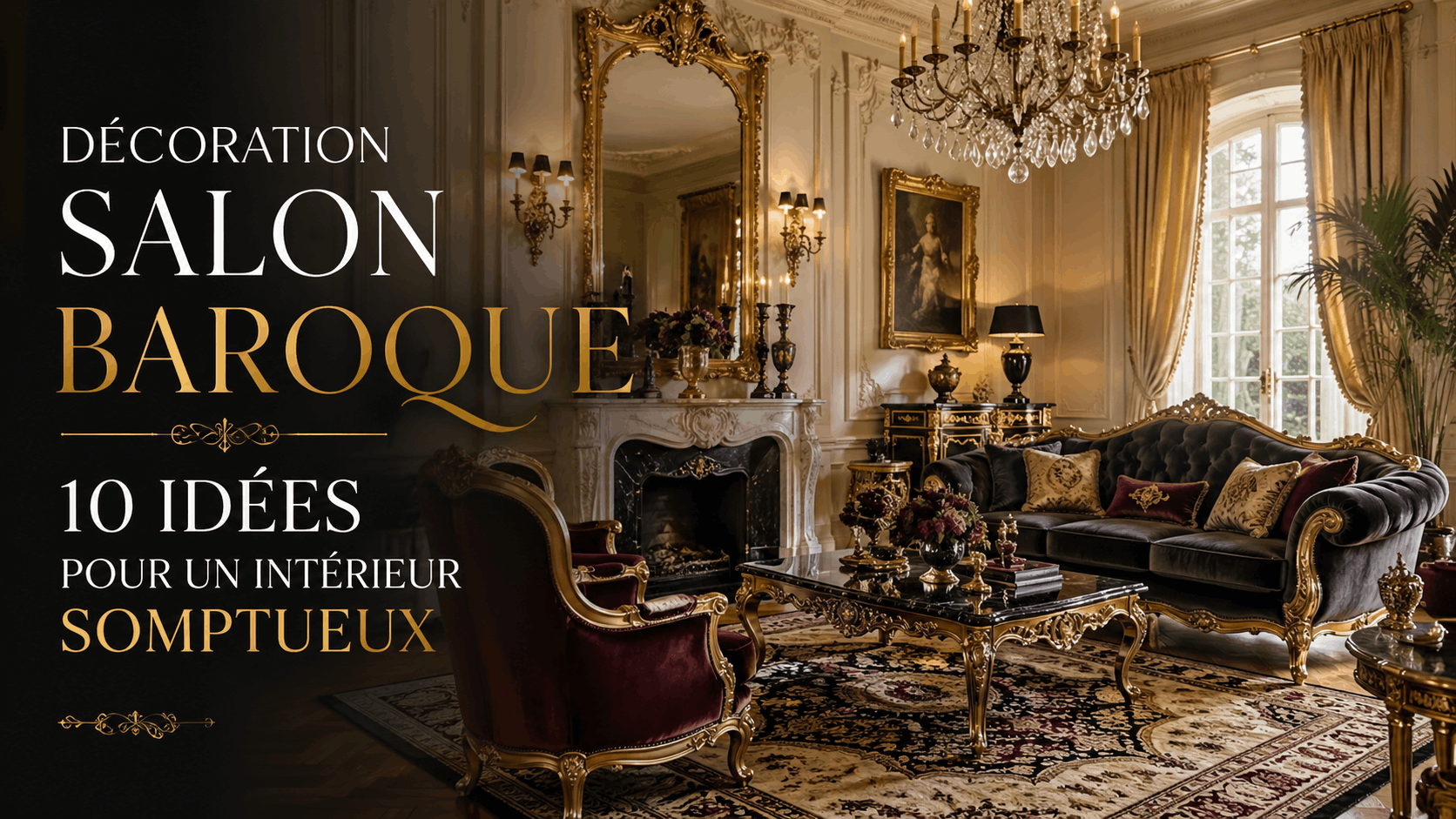 Décoration Salon Baroque Luxueux